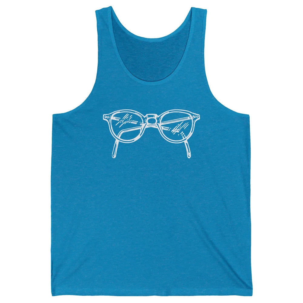 Vintage Eyeglasses Optician Optometrist Eye Doctor Gift Unisex Jersey Tank
