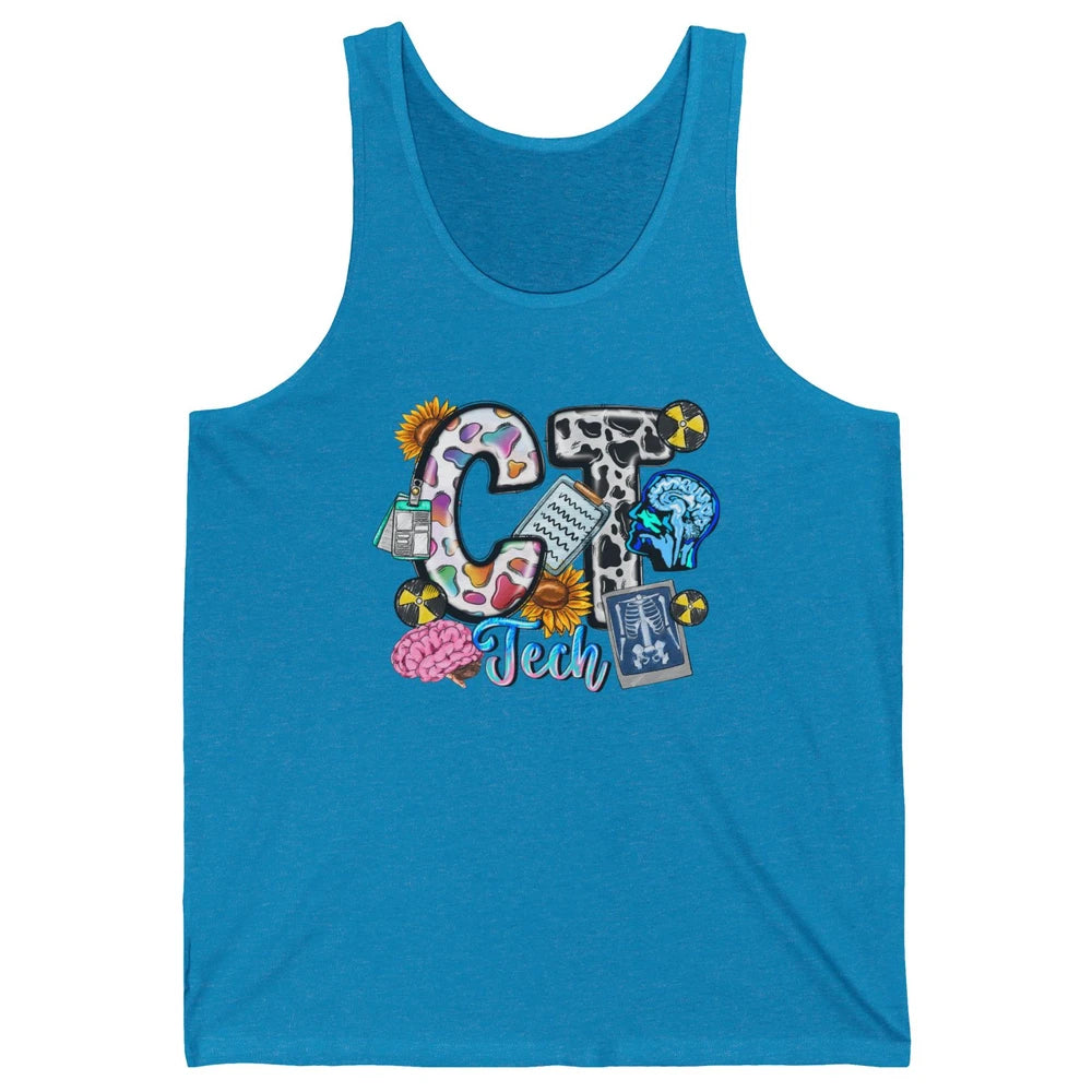 CT Tech Computed Tomography Tech Radiology Technologist Unisex Jersey Tank