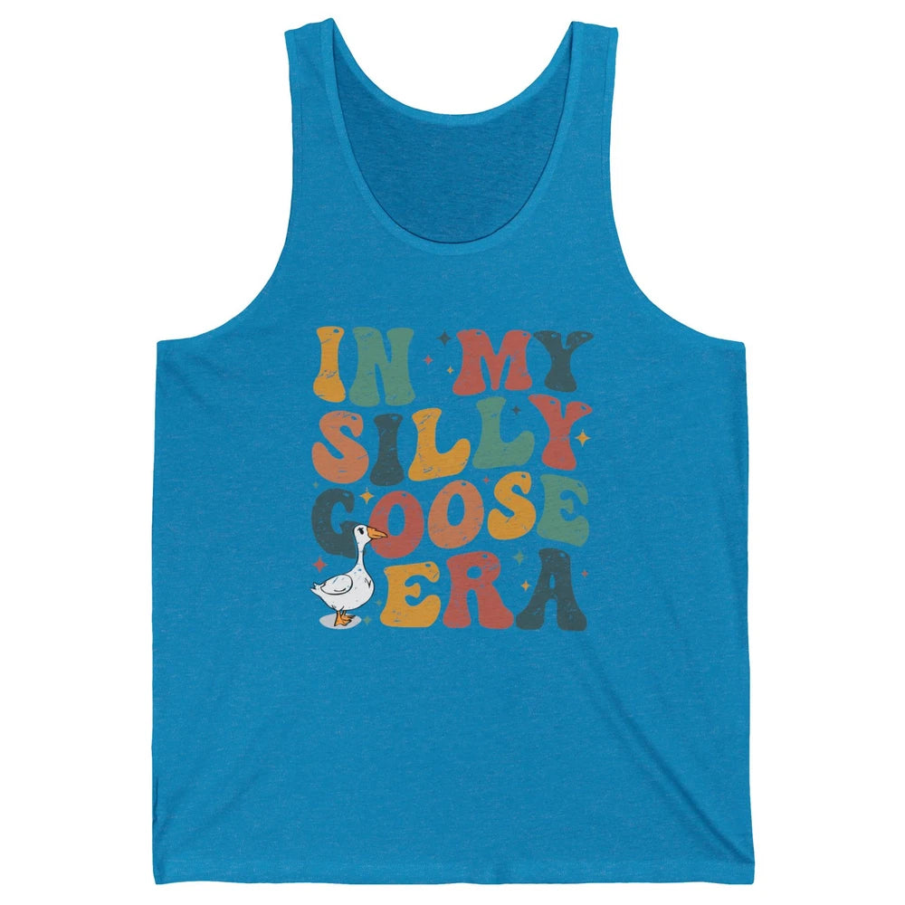 Funny Silly Goose In My Silly Goose Era Sarcastic Goose Meme Unisex Jersey Tank