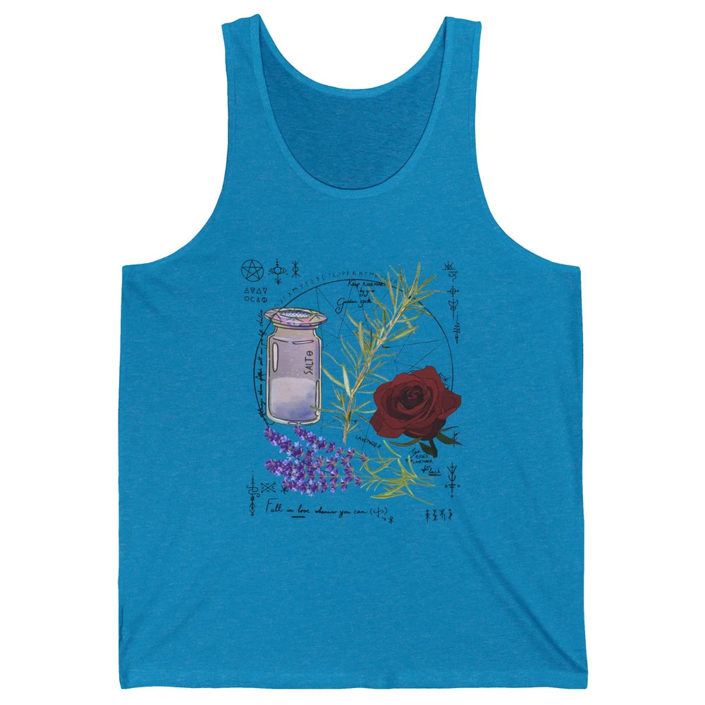Practical Magic Gardening Card Gardeners Plant Lovers Gift Unisex Jersey Tank