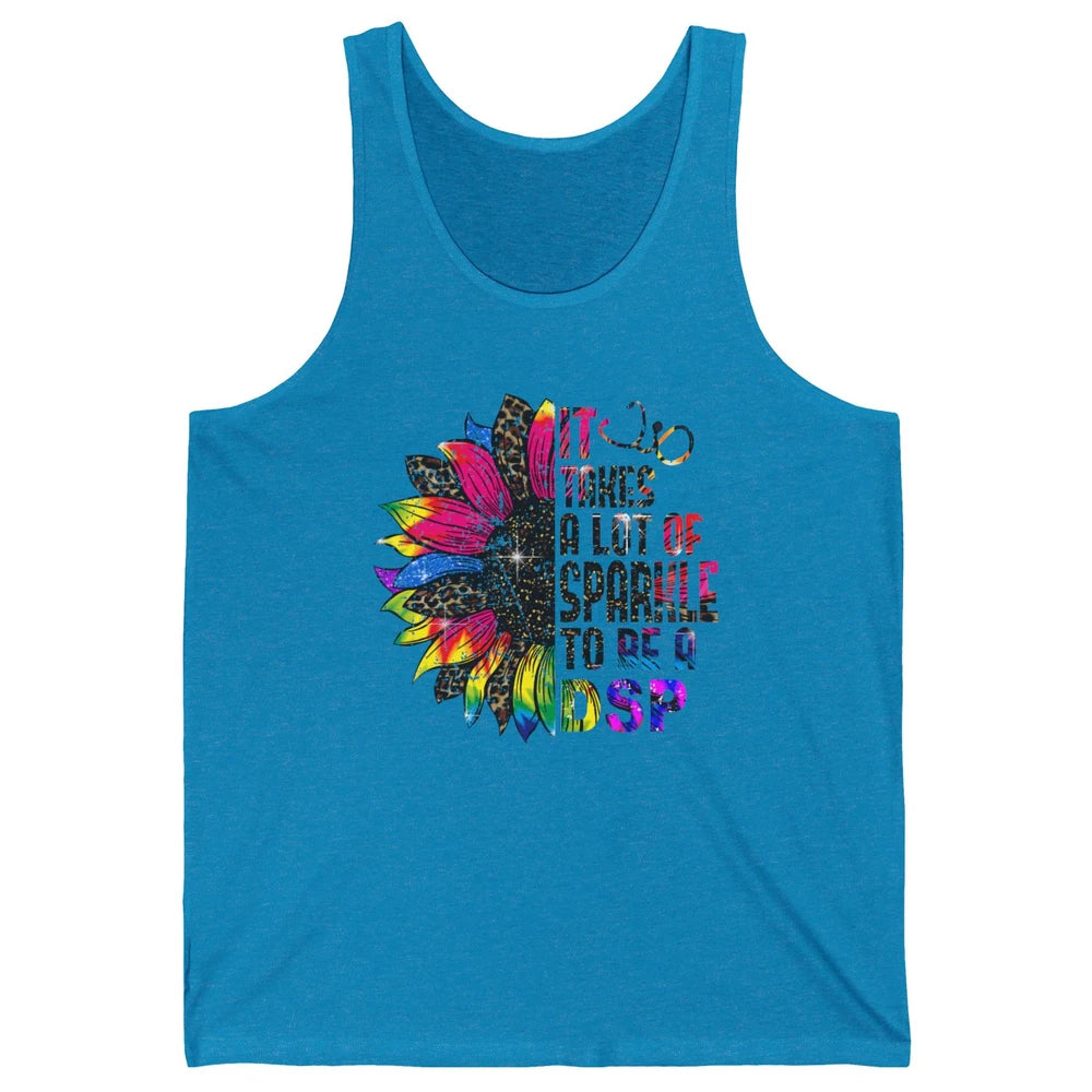 Sunflower DSP Take Sparkle To Be Direct Support Professional Unisex Jersey Tank
