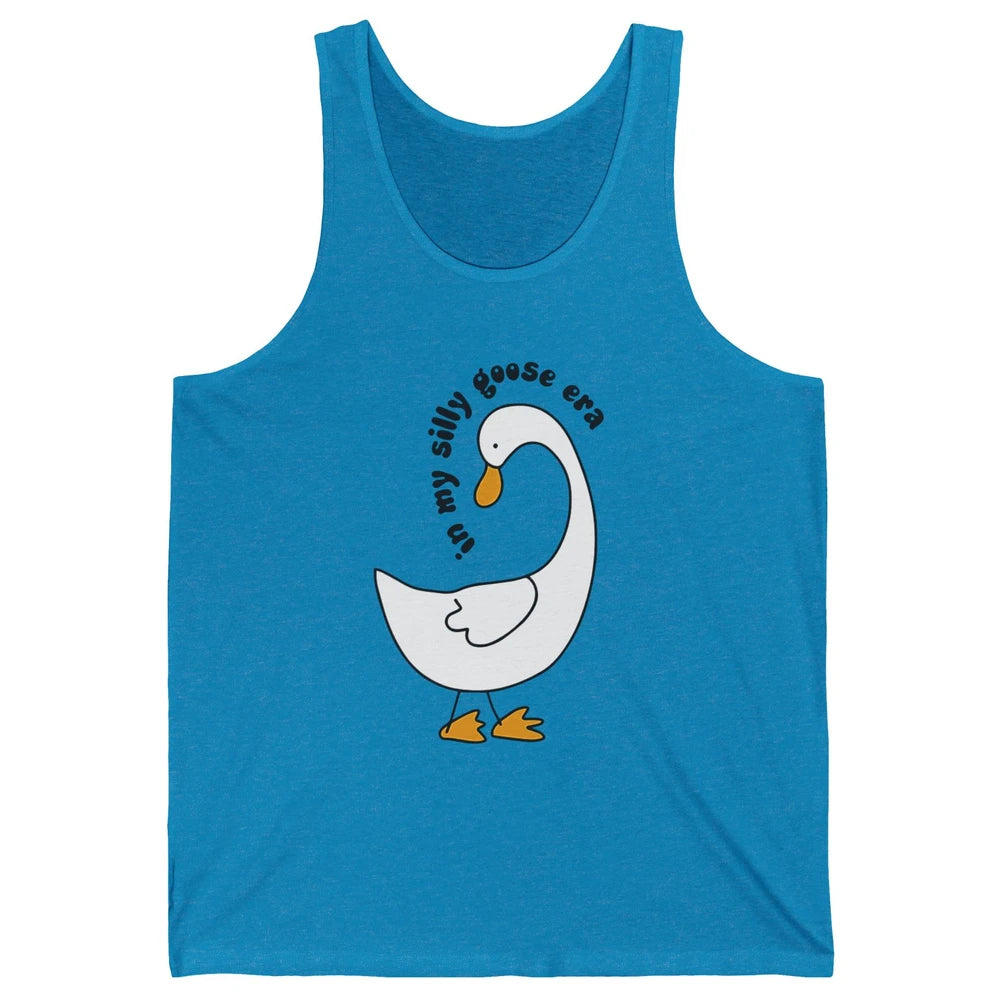 Funny Silly Goose In My Silly Goose Era Sarcastic Goose Meme Unisex Jersey Tank
