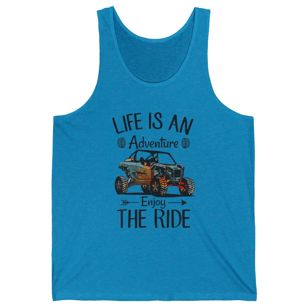 Retro Enjoy The Ride ATV Rider UTV Mud Riding SXS Offroad Unisex Jersey Tank
