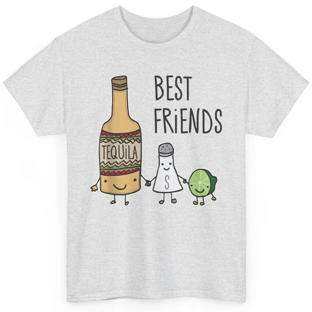 Best Friends Tequila Salt Lime Margarita Drink Wine Pun Joke Classic Unisex T-Shirt