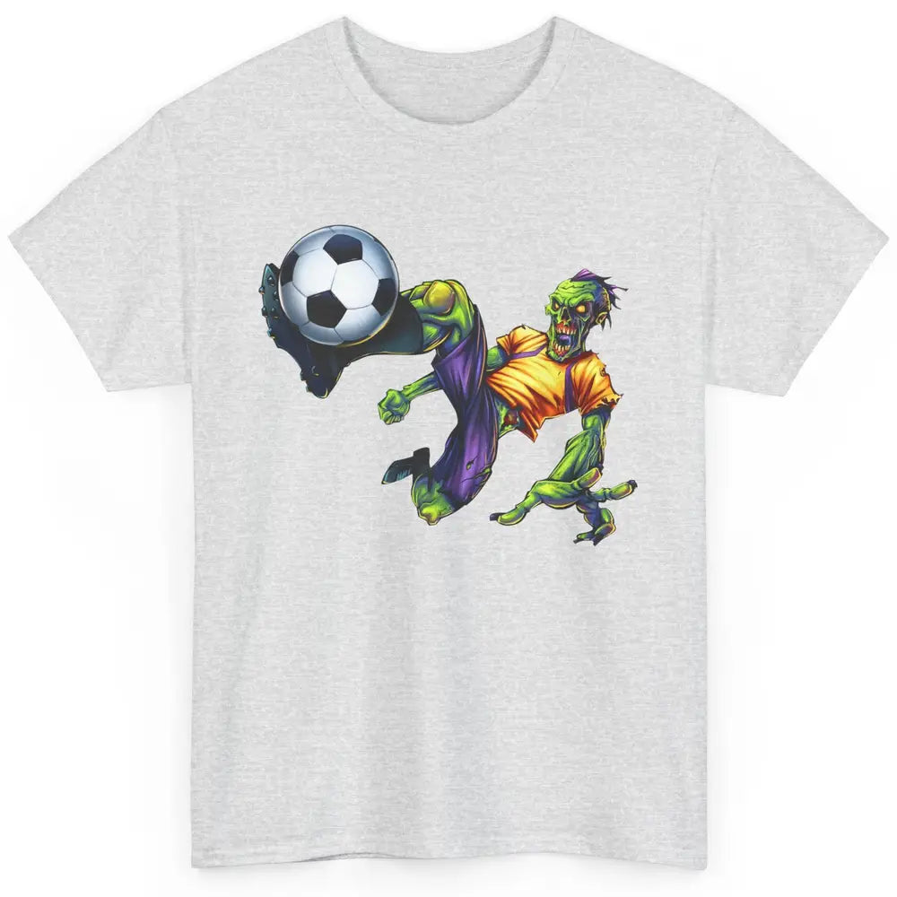 Zombie Soccer Striker Halloween Soccer Player Costume Gift Classic Unisex T-Shirt