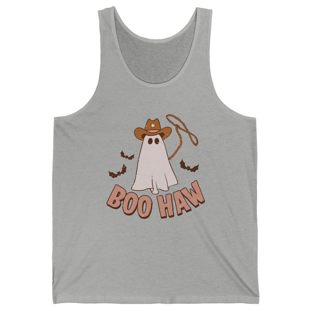 Funny Cowboy Ghost Yeehaw Halloween Western Country Cowboy Unisex Jersey Tank