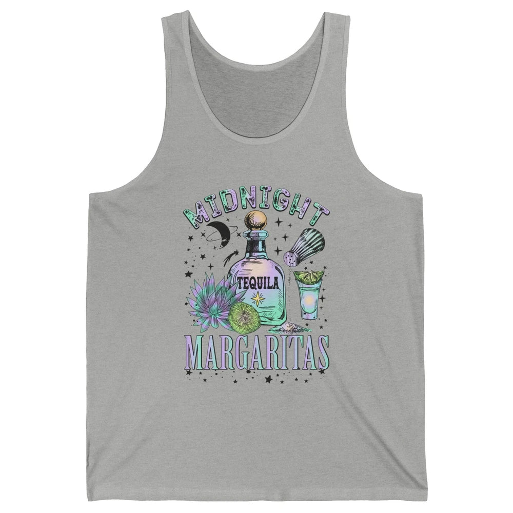 Midnight Tequila Margaritas Lime Tequila Drink Magic Witches Unisex Jersey Tank