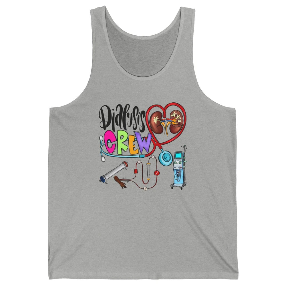 Kidney Dialysis Crew Dialysis Tech Nephrology Hemodialysis Unisex Jersey Tank