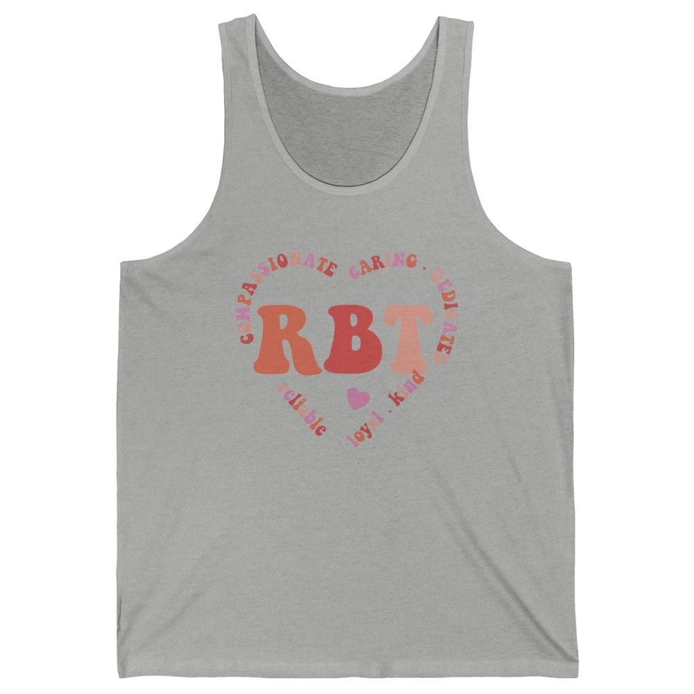 ABA Therapist Valentines Day Applied Behavior Analysis Heart Unisex Jersey Tank