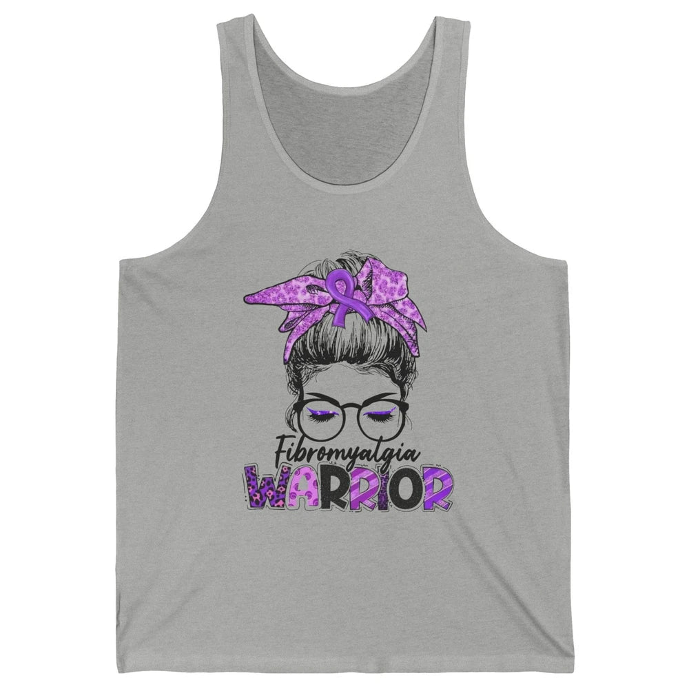 Fibromyalgia Warrior Strong Women Fibromyalgia Awareness Unisex Jersey Tank