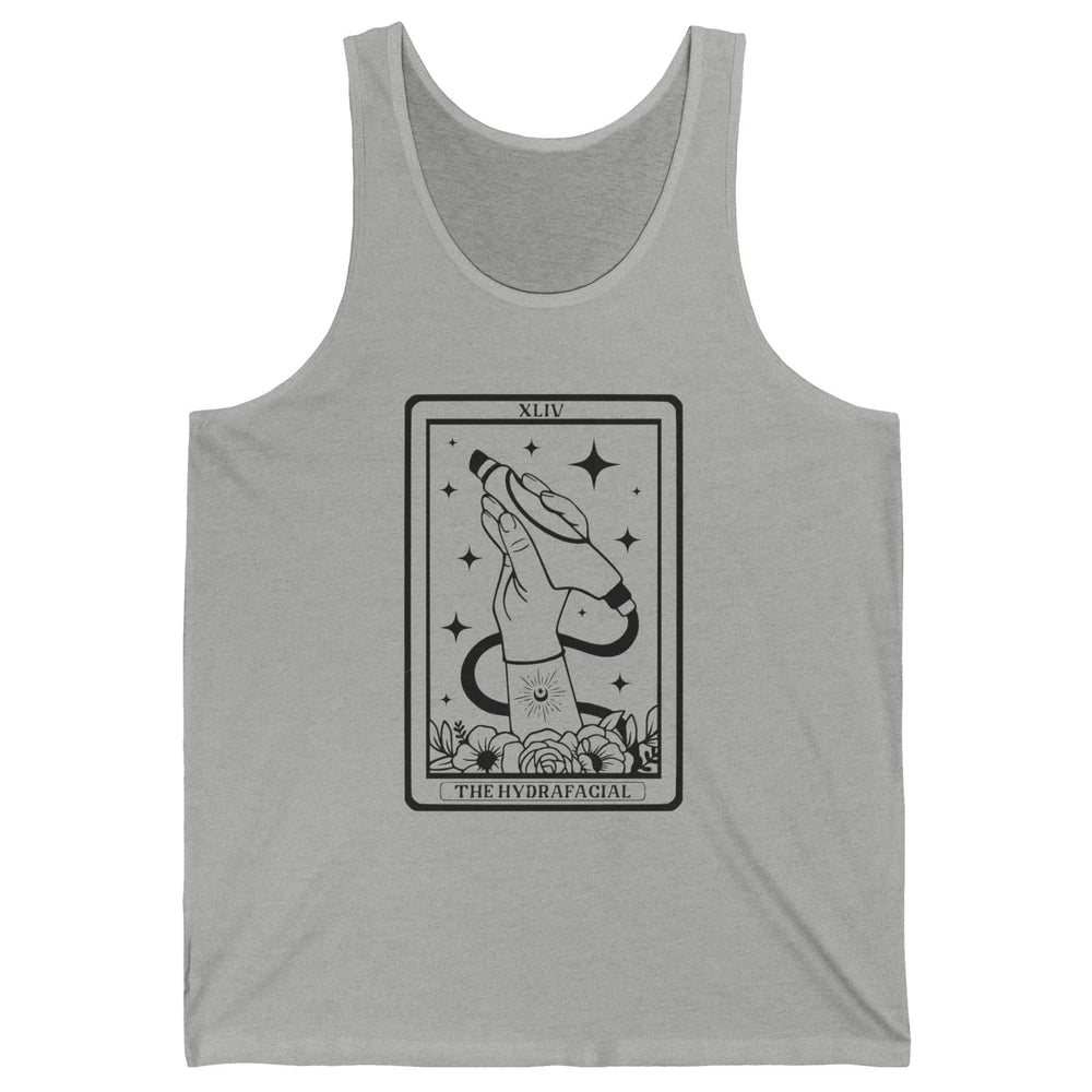 The Hydrafacial Tarot Card Skin Treatment Cosmetologist Life Unisex Jersey Tank