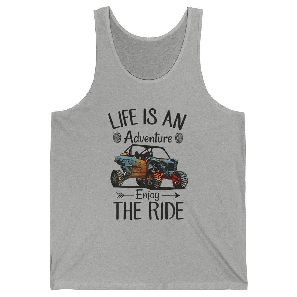 Retro Enjoy The Ride ATV Rider UTV Mud Riding SXS Offroad Unisex Jersey Tank