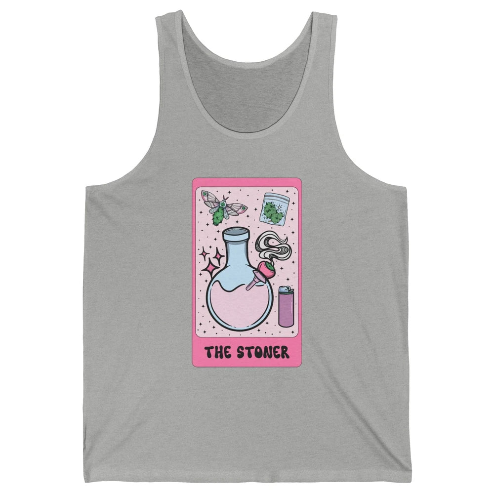 Funny Weed The Stoner Tarot Card Cannabis Weed Lovers Unisex Jersey Tank