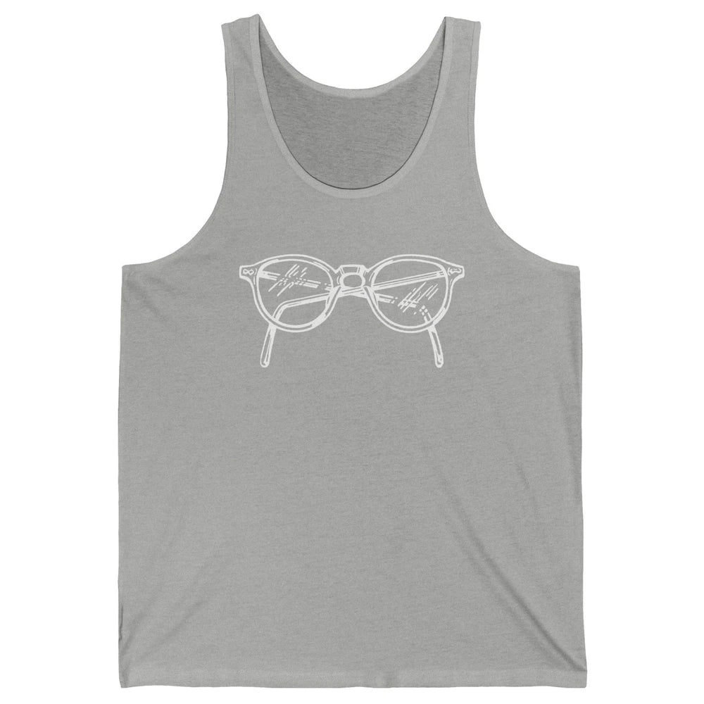 Vintage Eyeglasses Optician Optometrist Eye Doctor Gift Unisex Jersey Tank