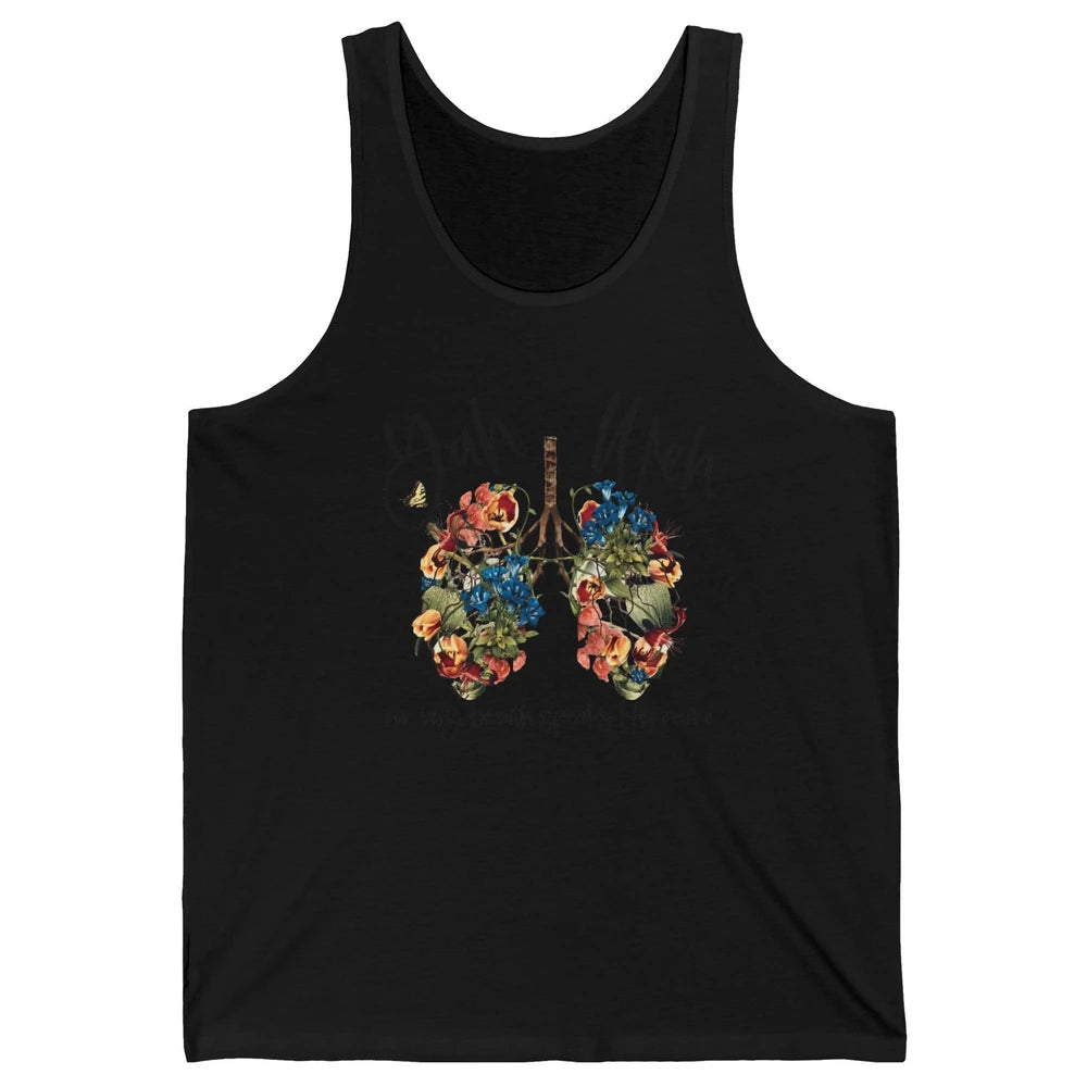Our Very Breath Speaks His Name YHWH Christian Religious Unisex Jersey Tank
