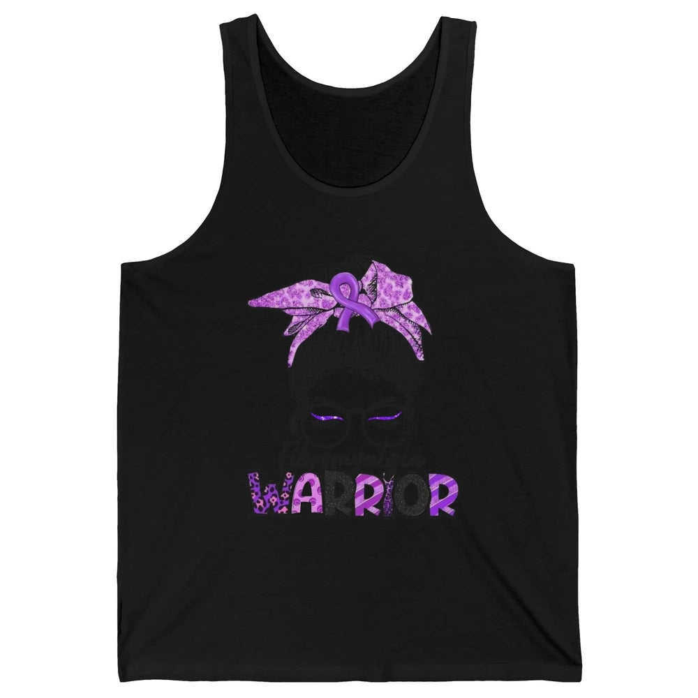 Fibromyalgia Warrior Strong Women Fibromyalgia Awareness Unisex Jersey Tank