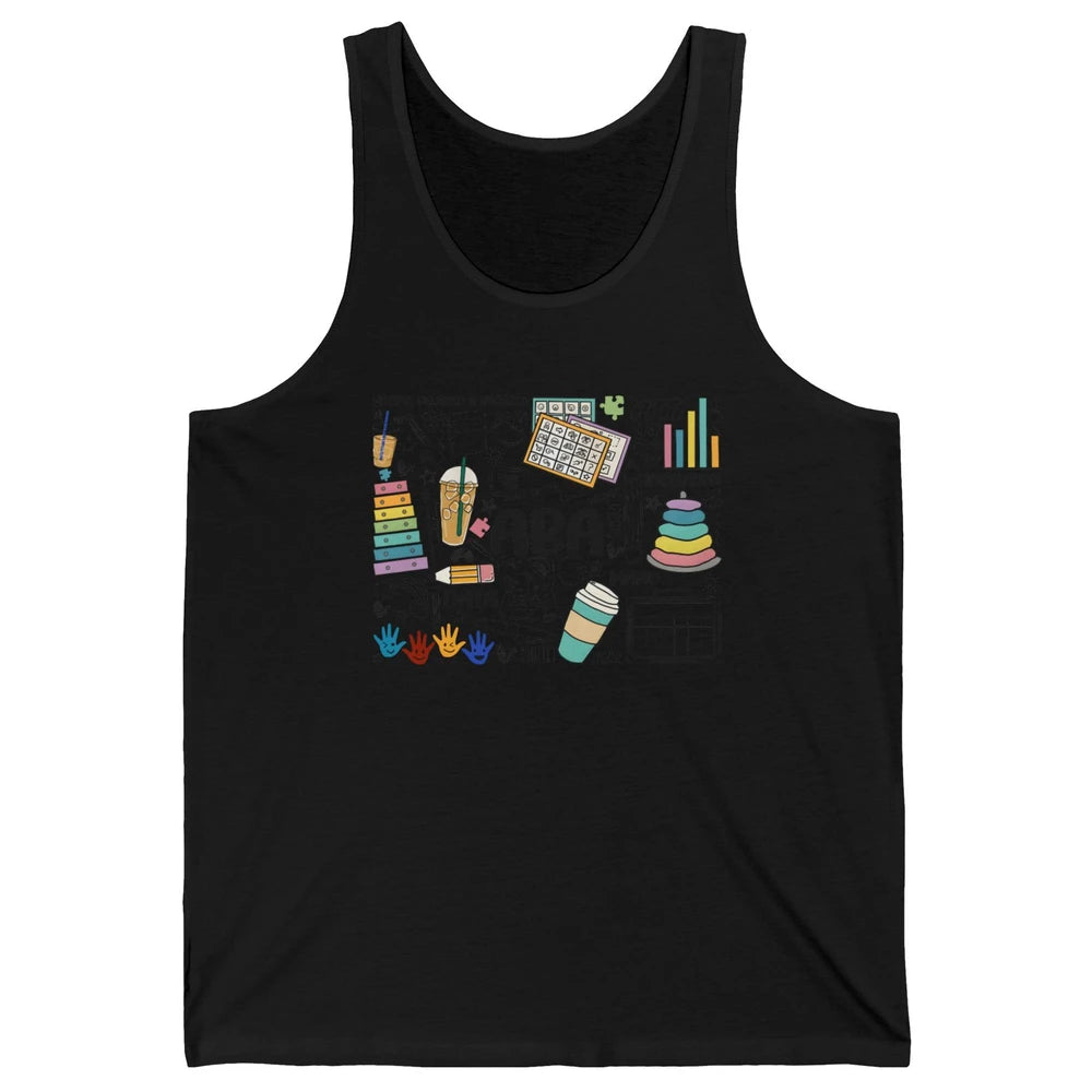 ABA Applied Behavior Analysis Sped Teacher RBT Therapist Unisex Jersey Tank