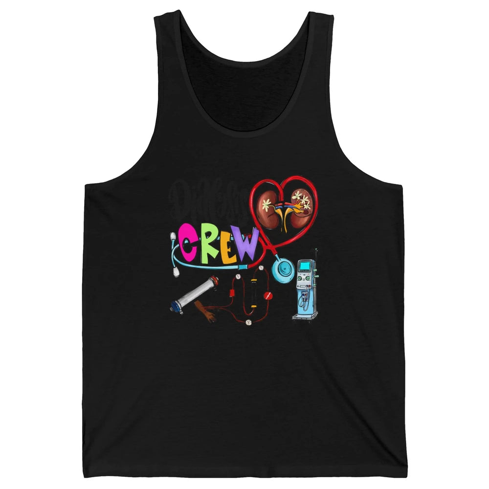 Kidney Dialysis Crew Dialysis Tech Nephrology Hemodialysis Unisex Jersey Tank