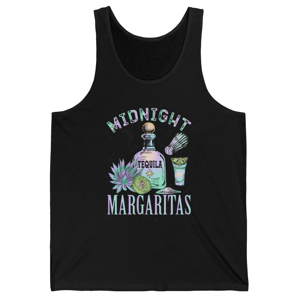 Midnight Tequila Margaritas Lime Tequila Drink Magic Witches Unisex Jersey Tank