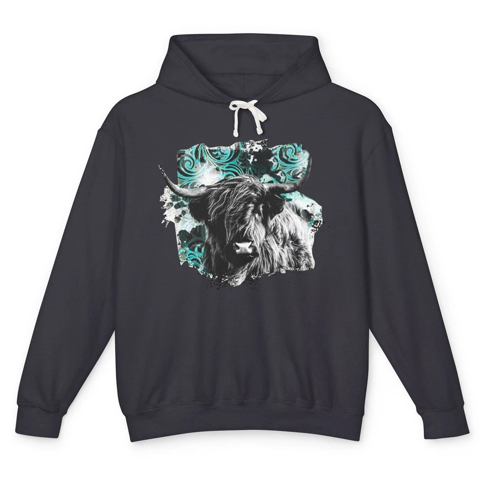 Highland Cow Western Country Cow Darling Highland Cow Lovers Unisex Lightweight Hoodie