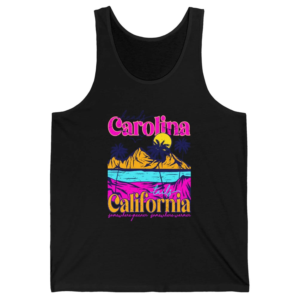 Heads Carolina Tail California Western Summer Beach Paradise Unisex Jersey Tank