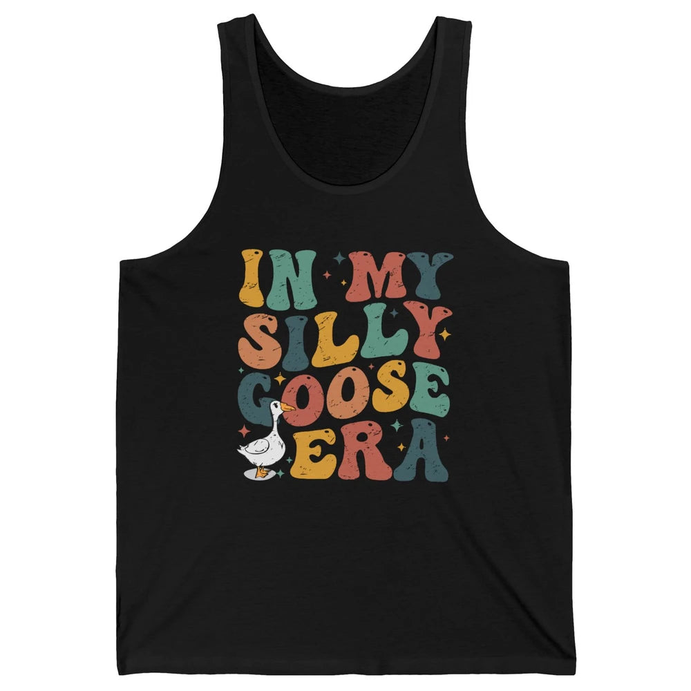 Funny Silly Goose In My Silly Goose Era Sarcastic Goose Meme Unisex Jersey Tank