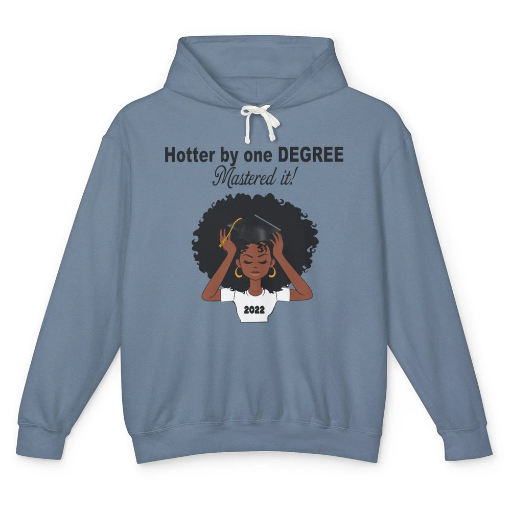 2022 Graduation Gift Mastered It Black And Educated Senior Unisex Lightweight Hoodie