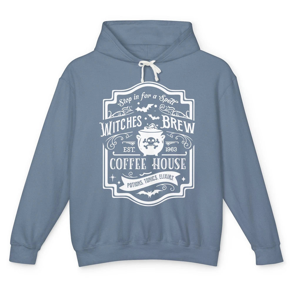 Halloween Witches Brew Coffee House Est 1963 Halloween Witch Unisex Lightweight Hoodie