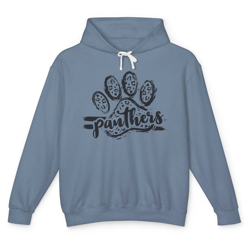Panthers Paw Leopard Dog Mom Paw Cat Dog Lovers Gift Unisex Lightweight Hoodie
