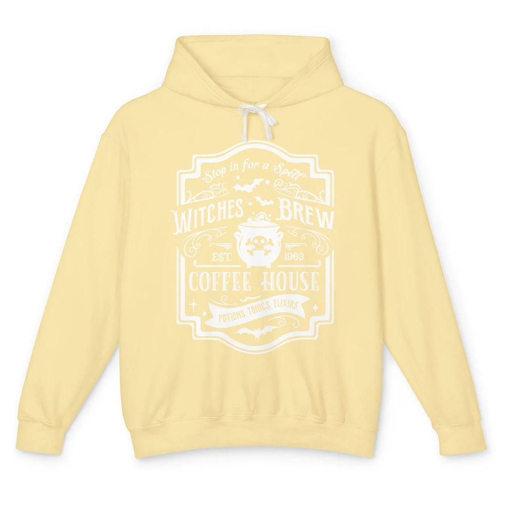 Halloween Witches Brew Coffee House Est 1963 Halloween Witch Unisex Lightweight Hoodie
