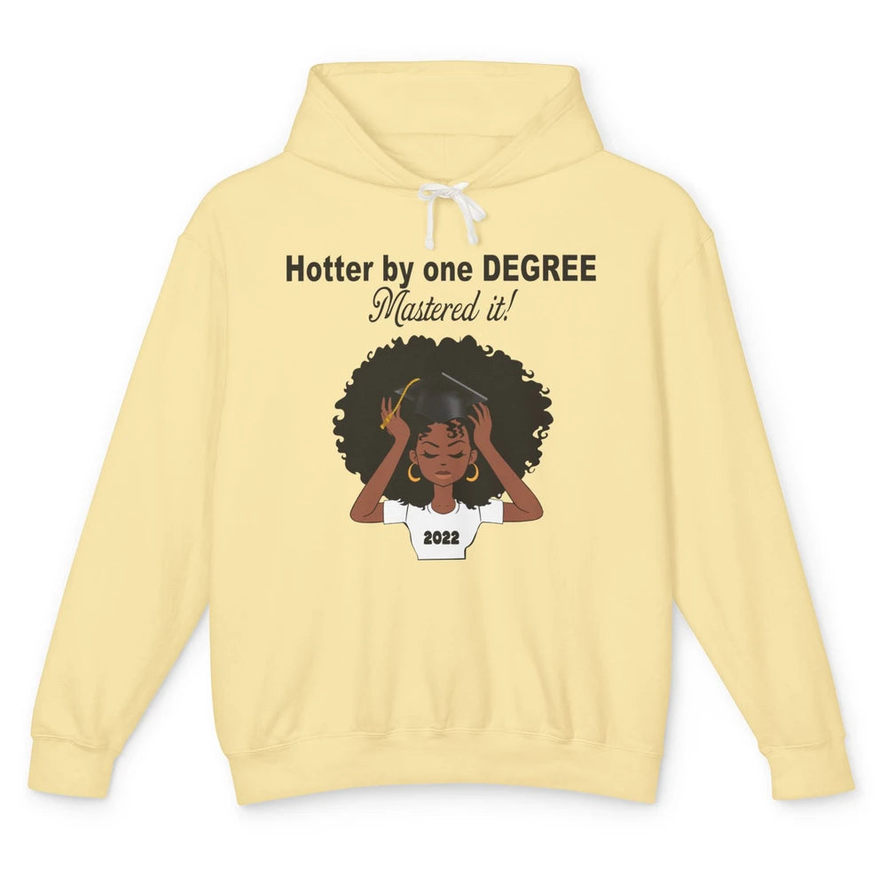 2022 Graduation Gift Mastered It Black And Educated Senior Unisex Lightweight Hoodie