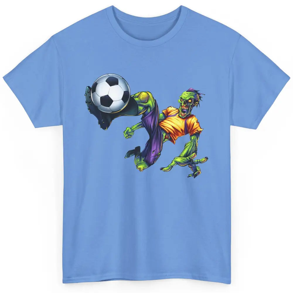 Zombie Soccer Striker Halloween Soccer Player Costume Gift Classic Unisex T-Shirt