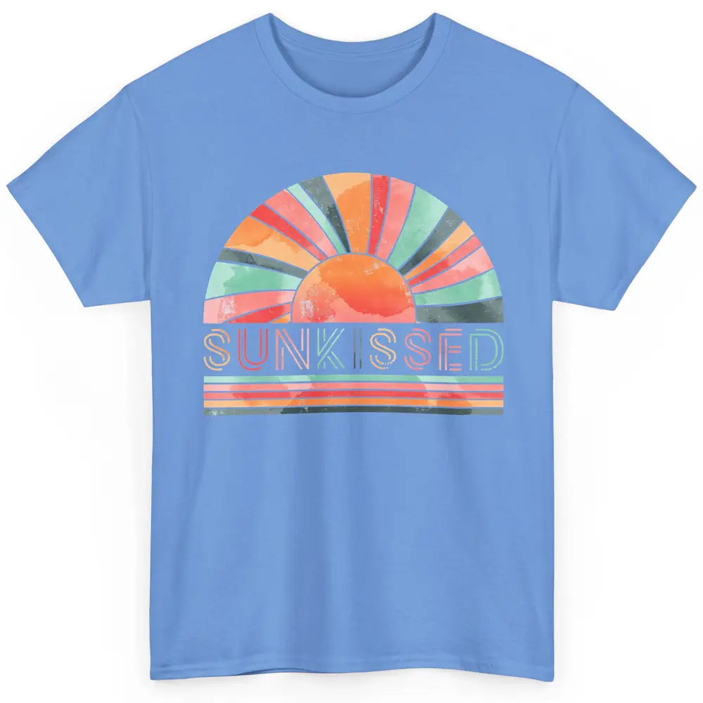 Retro Rainbow Sunkissed Summer Beach Life Vintage Boho Classic Unisex T-Shirt