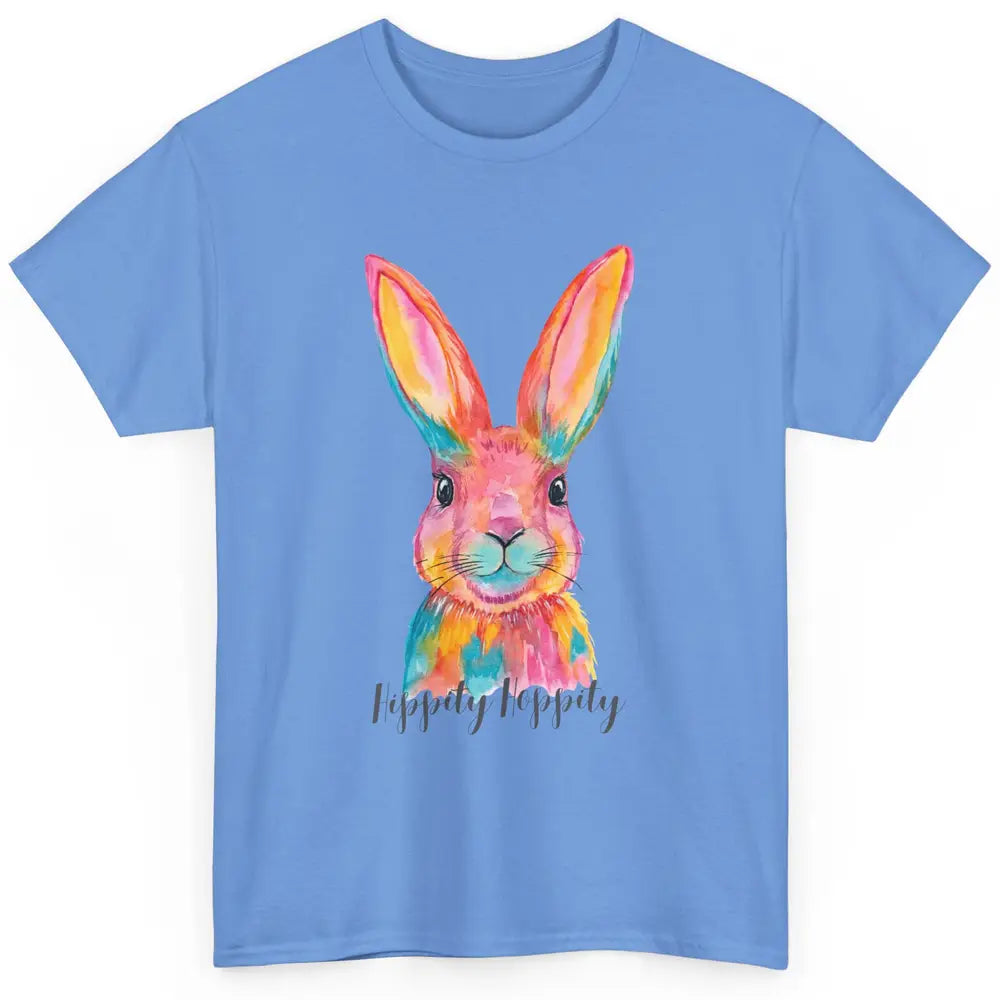 Watercolor Hippity Hoppity Bunny Dance Easter Rabbit Hip Hop Classic Unisex T-Shirt