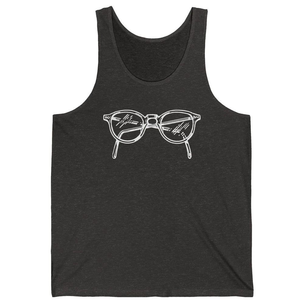Vintage Eyeglasses Optician Optometrist Eye Doctor Gift Unisex Jersey Tank