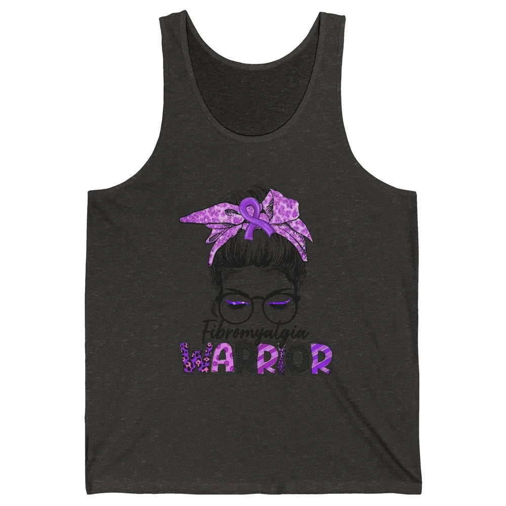 Fibromyalgia Warrior Strong Women Fibromyalgia Awareness Unisex Jersey Tank