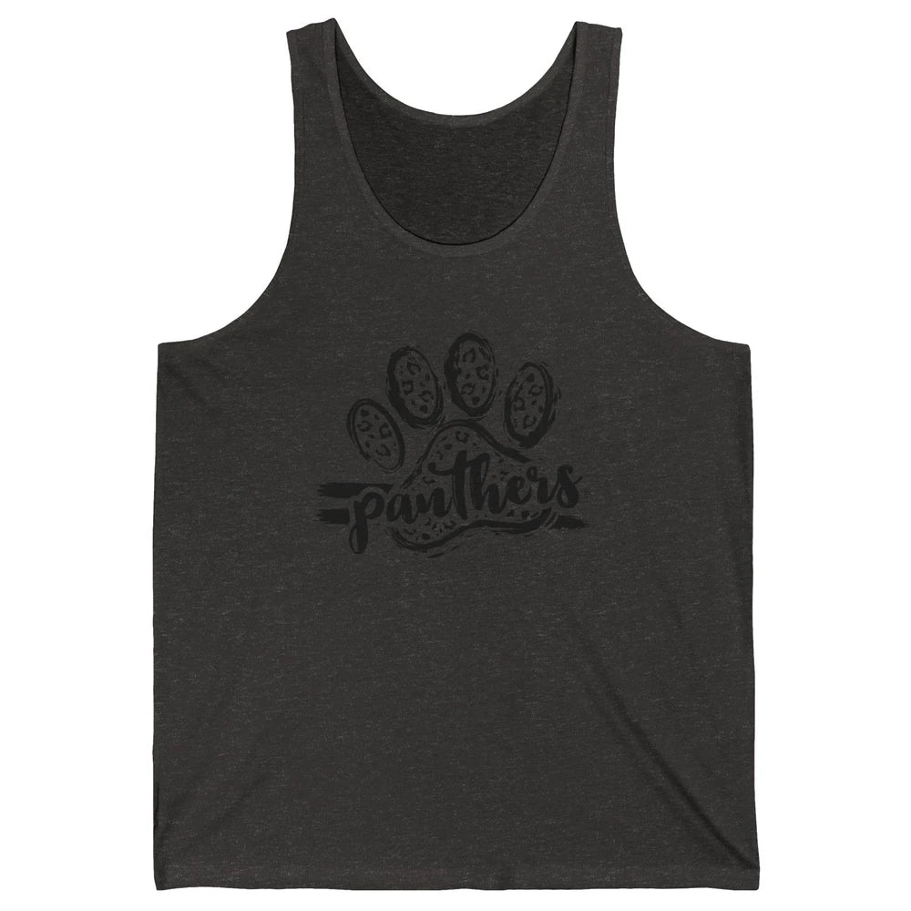 Panthers Paw Leopard Dog Mom Paw Cat Dog Lovers Gift Unisex Jersey Tank
