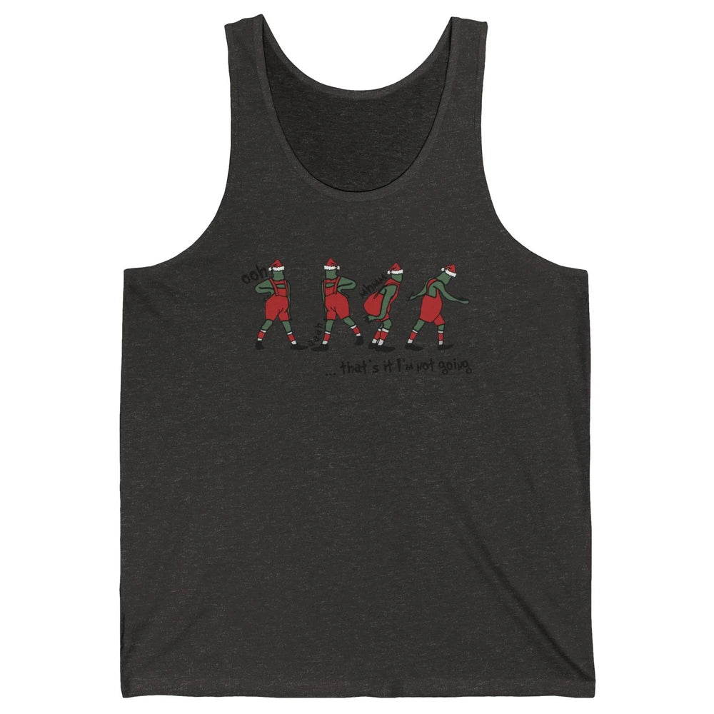 Funny Christmas Santa That's It I'm Not Going Winter Holiday Unisex Jersey Tank