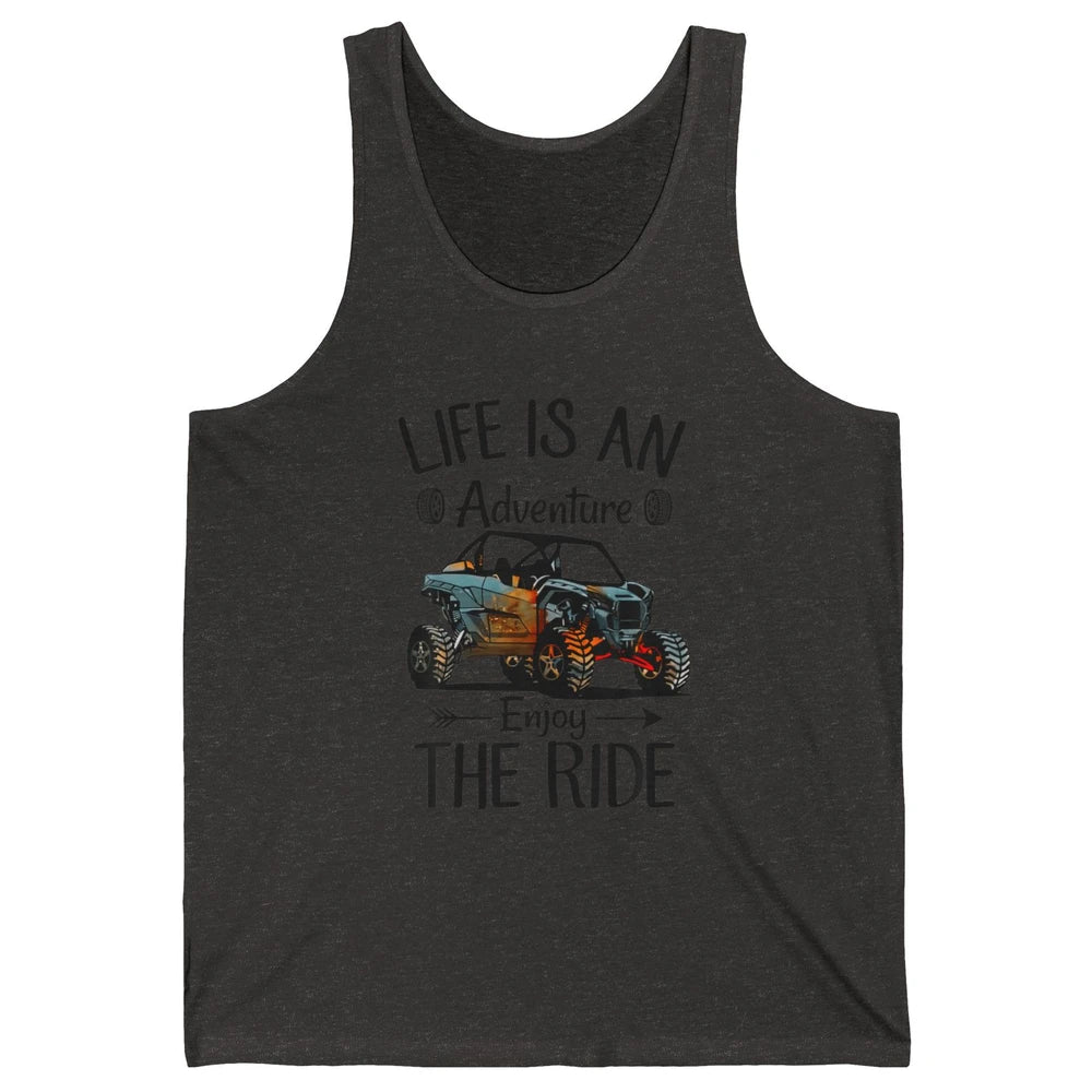 Retro Enjoy The Ride ATV Rider UTV Mud Riding SXS Offroad Unisex Jersey Tank