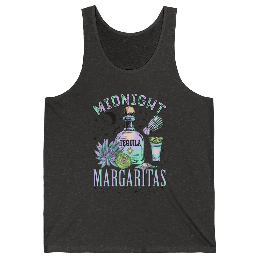 Midnight Tequila Margaritas Lime Tequila Drink Magic Witches Unisex Jersey Tank