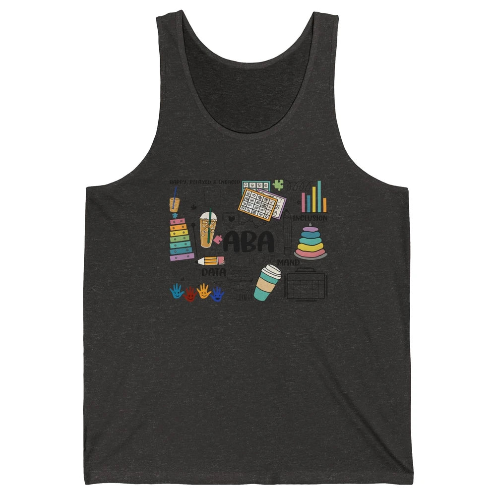 ABA Applied Behavior Analysis Sped Teacher RBT Therapist Unisex Jersey Tank