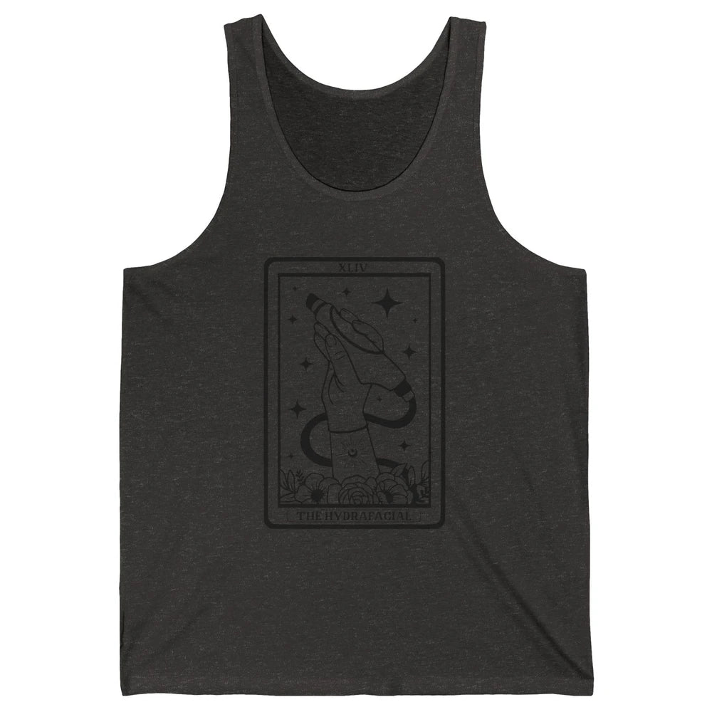 The Hydrafacial Tarot Card Skin Treatment Cosmetologist Life Unisex Jersey Tank