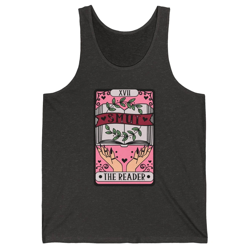Retro Smut The Reader Tarot Card Halloween Book Lovers Unisex Jersey Tank
