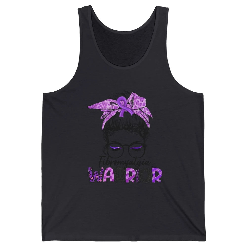 Fibromyalgia Warrior Strong Women Fibromyalgia Awareness Unisex Jersey Tank