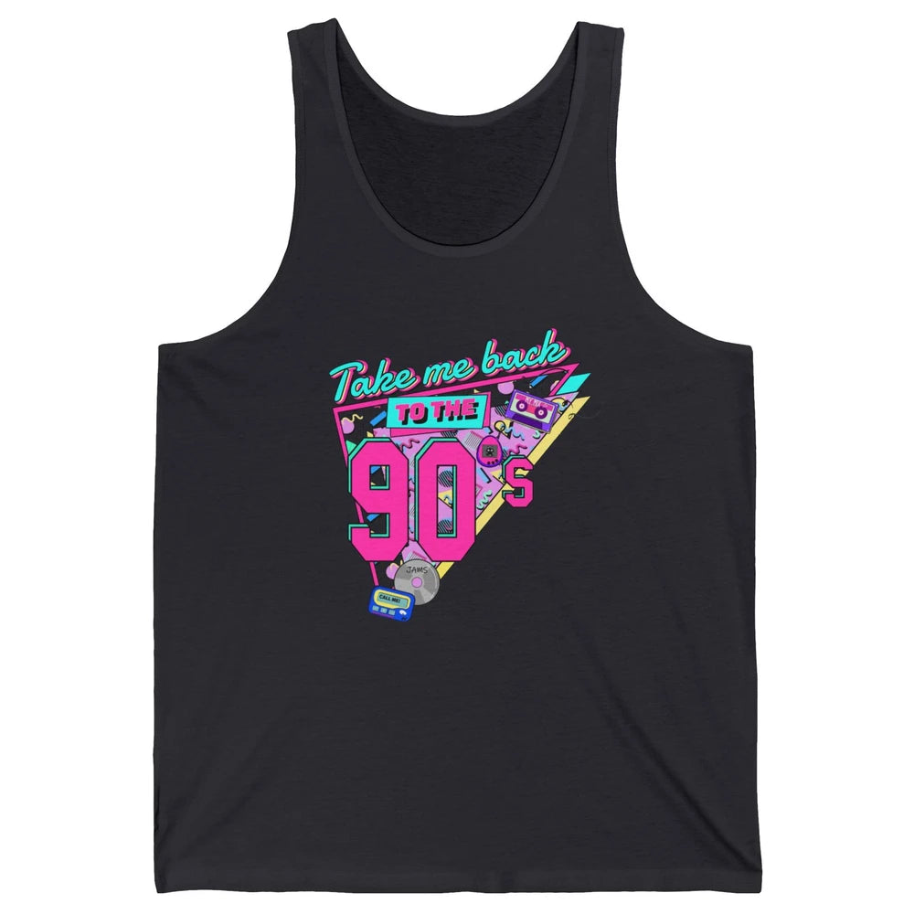 Retro 90s Take Me Back To The 1990s Cassette Made In The 90s Unisex Jersey Tank