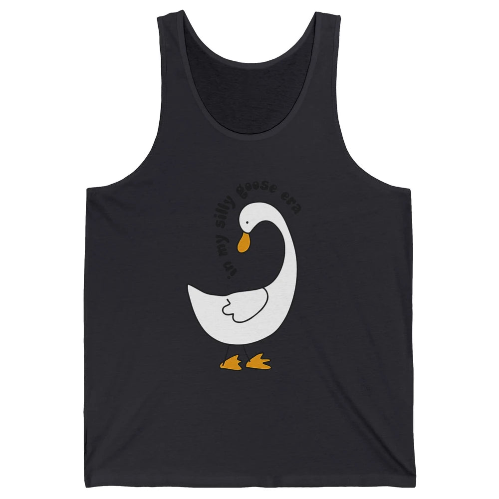Funny Silly Goose In My Silly Goose Era Sarcastic Goose Meme Unisex Jersey Tank