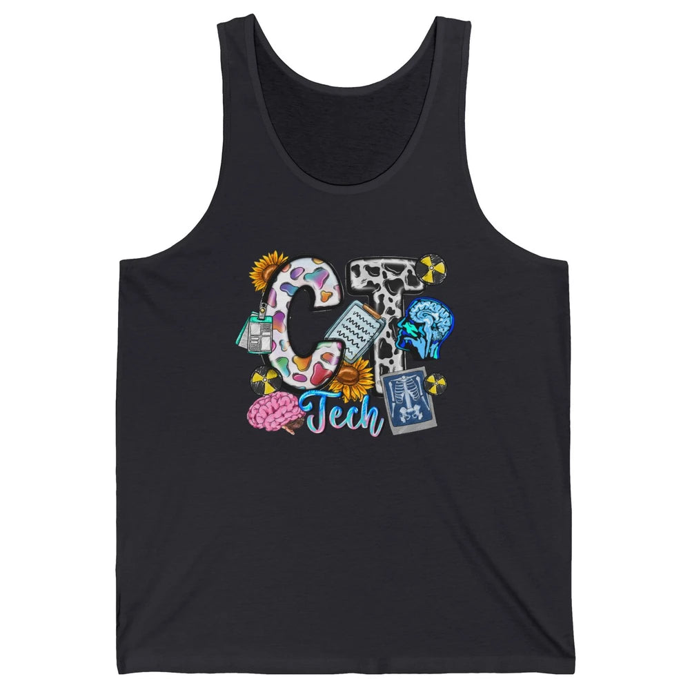 CT Tech Computed Tomography Tech Radiology Technologist Unisex Jersey Tank
