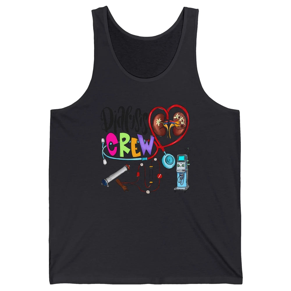 Kidney Dialysis Crew Dialysis Tech Nephrology Hemodialysis Unisex Jersey Tank