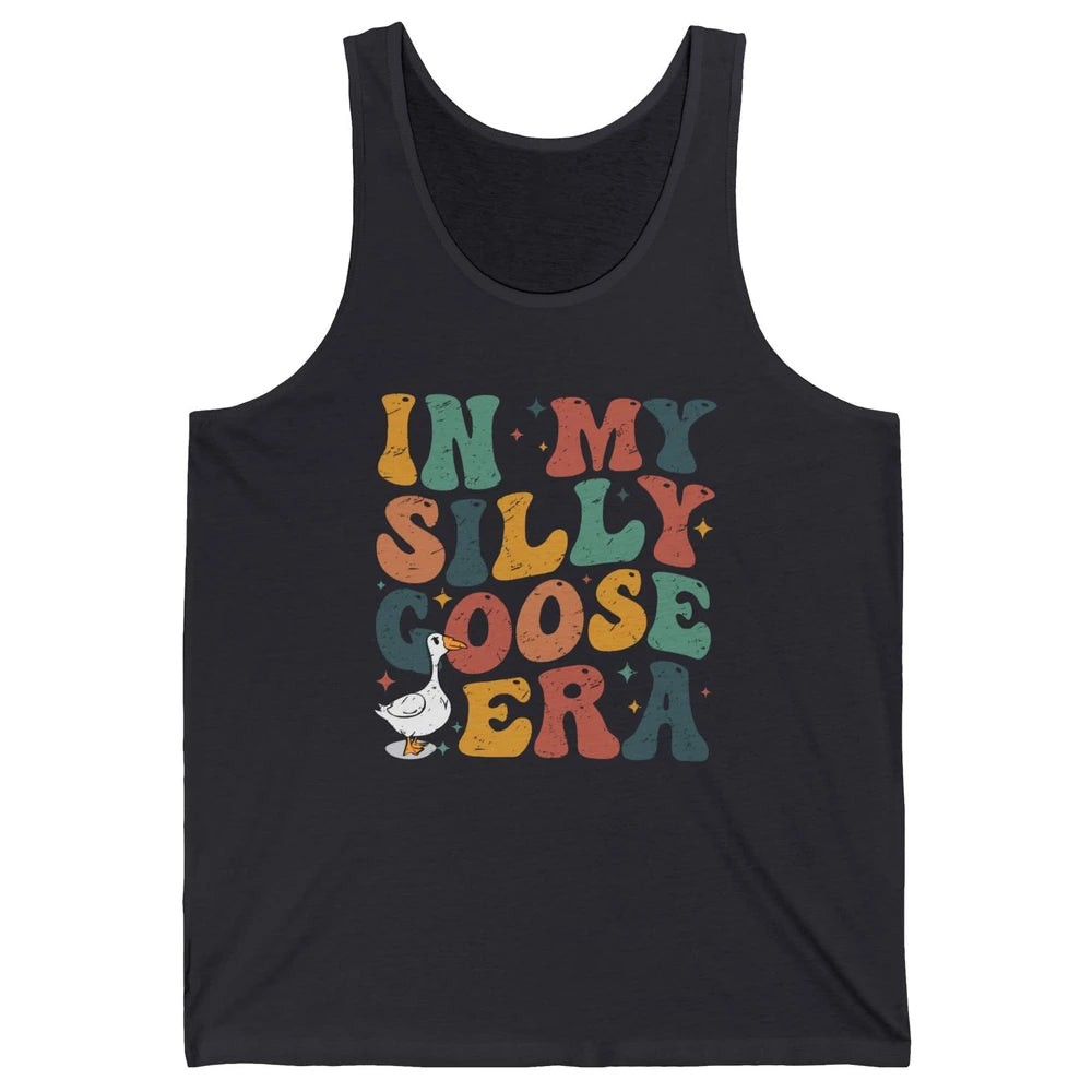 Funny Silly Goose In My Silly Goose Era Sarcastic Goose Meme Unisex Jersey Tank