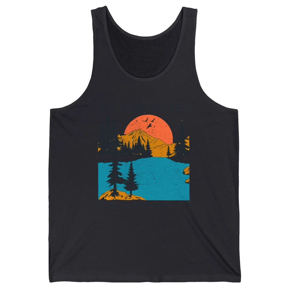 Retro Mountain His Mercies Are New Every Morning Christian Unisex Jersey Tank
